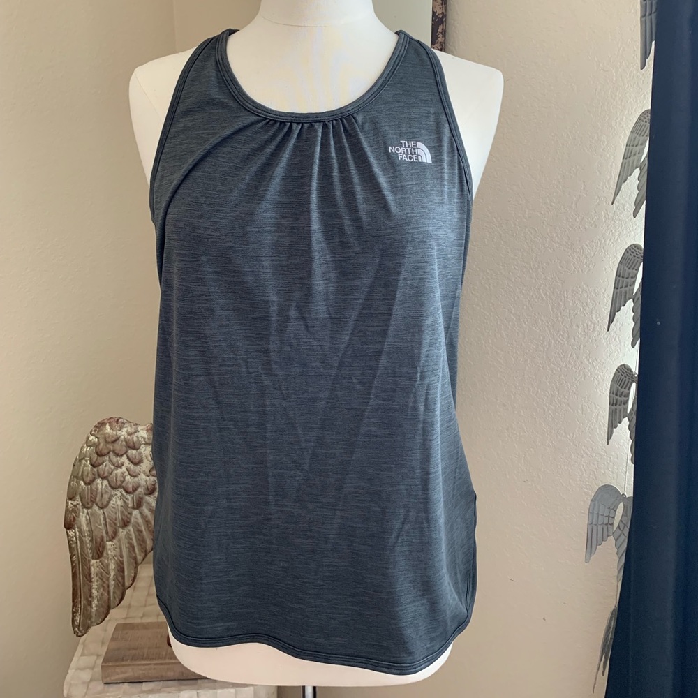 North Face grey workout tank